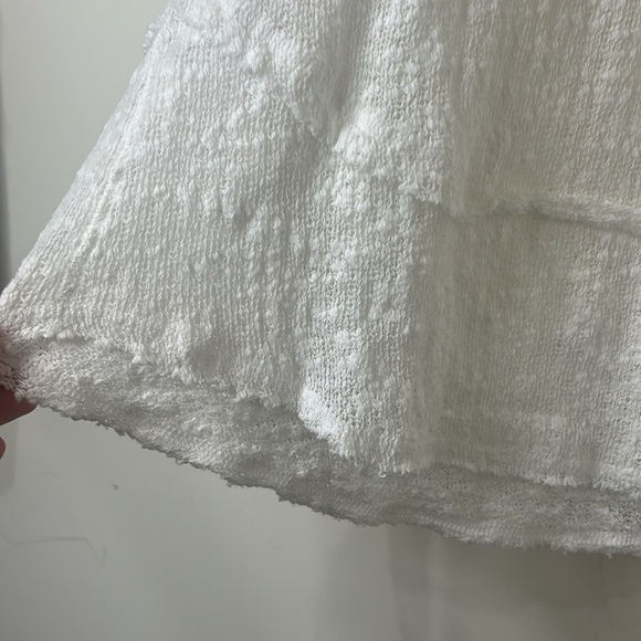 FP WE THE FREE Ocean Air Hacci Pullover Knit Sweater Ivory/White Size Small - Picture 8 of 16